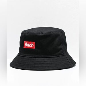 Married To The Mob In A Box Black Bucket Hat Unisex